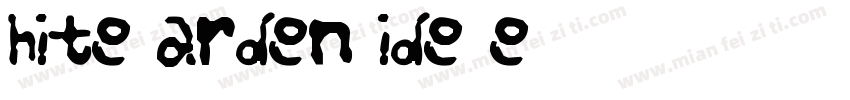 White Garden Wide Re字体转换